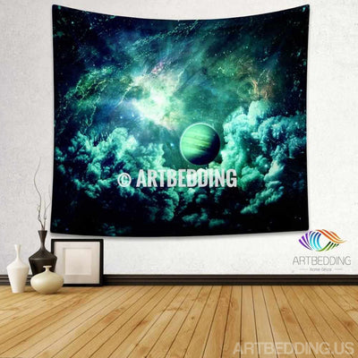 Galaxy Tapestry, Fantasy space wall tapestry, Galaxy tapestry wall hanging, Galaxy home decor, Space wall art print