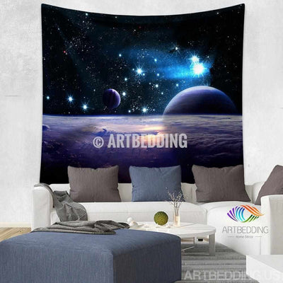 Galaxy Tapestry , Space wall tapestry, Space tapestry wall hanging, Galaxy home decor
