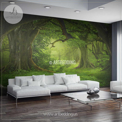 Magical Forest Self Adhesive Peel & Stick, Nature wall mural wall mural