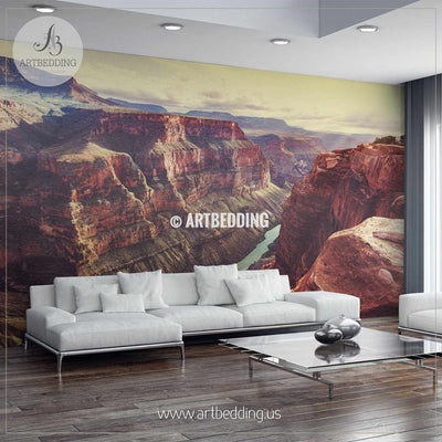 Picturesque landscapes of the Grand Canyon Self Adhesive Peel & Stick, Nature wall mural wall mural