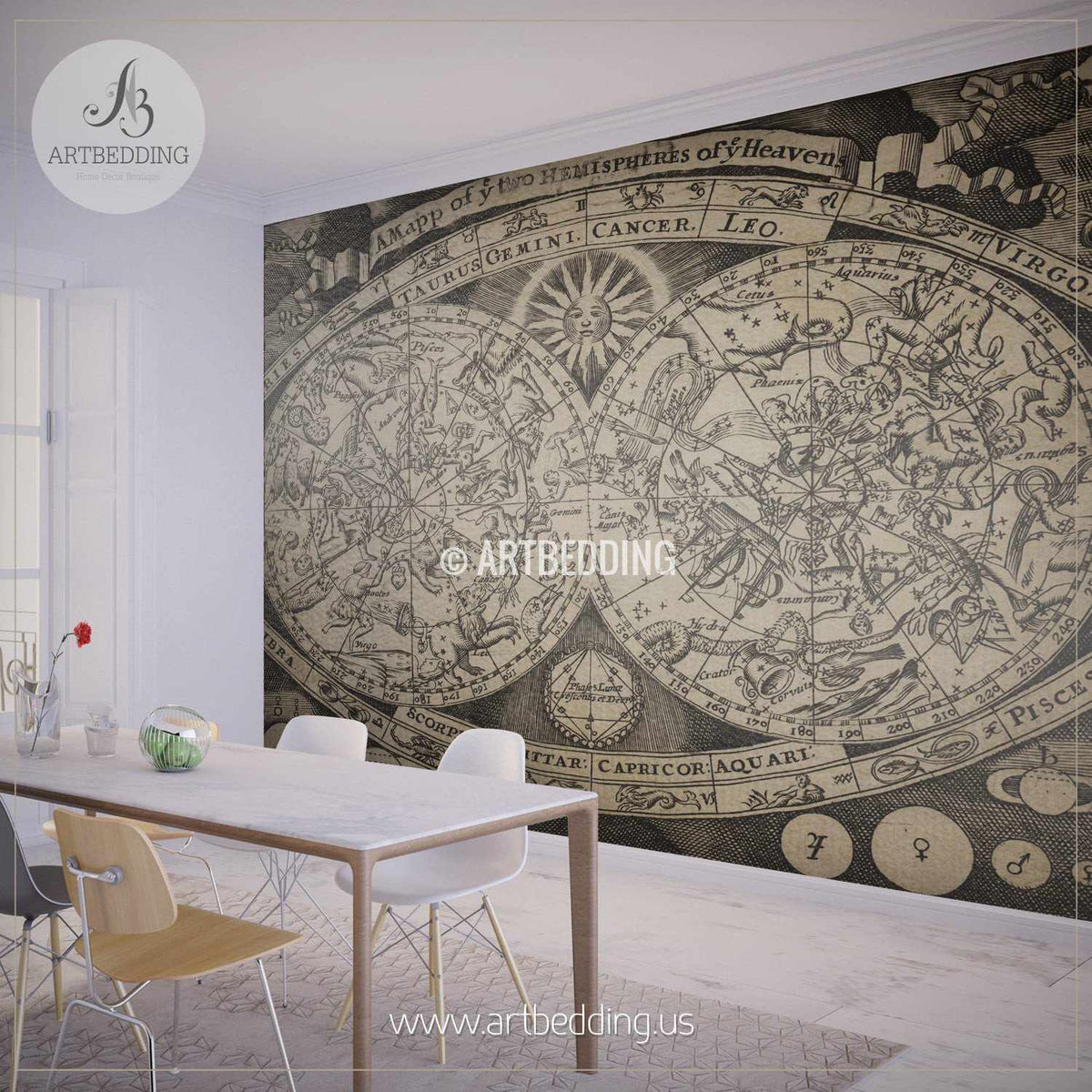 celestial wallpaper peel and stick