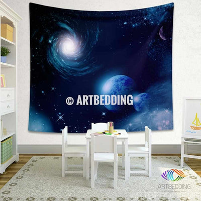 Galaxy Tapestry, Space wall tapestry, Galaxy tapestry wall hanging, Galaxy home decor
