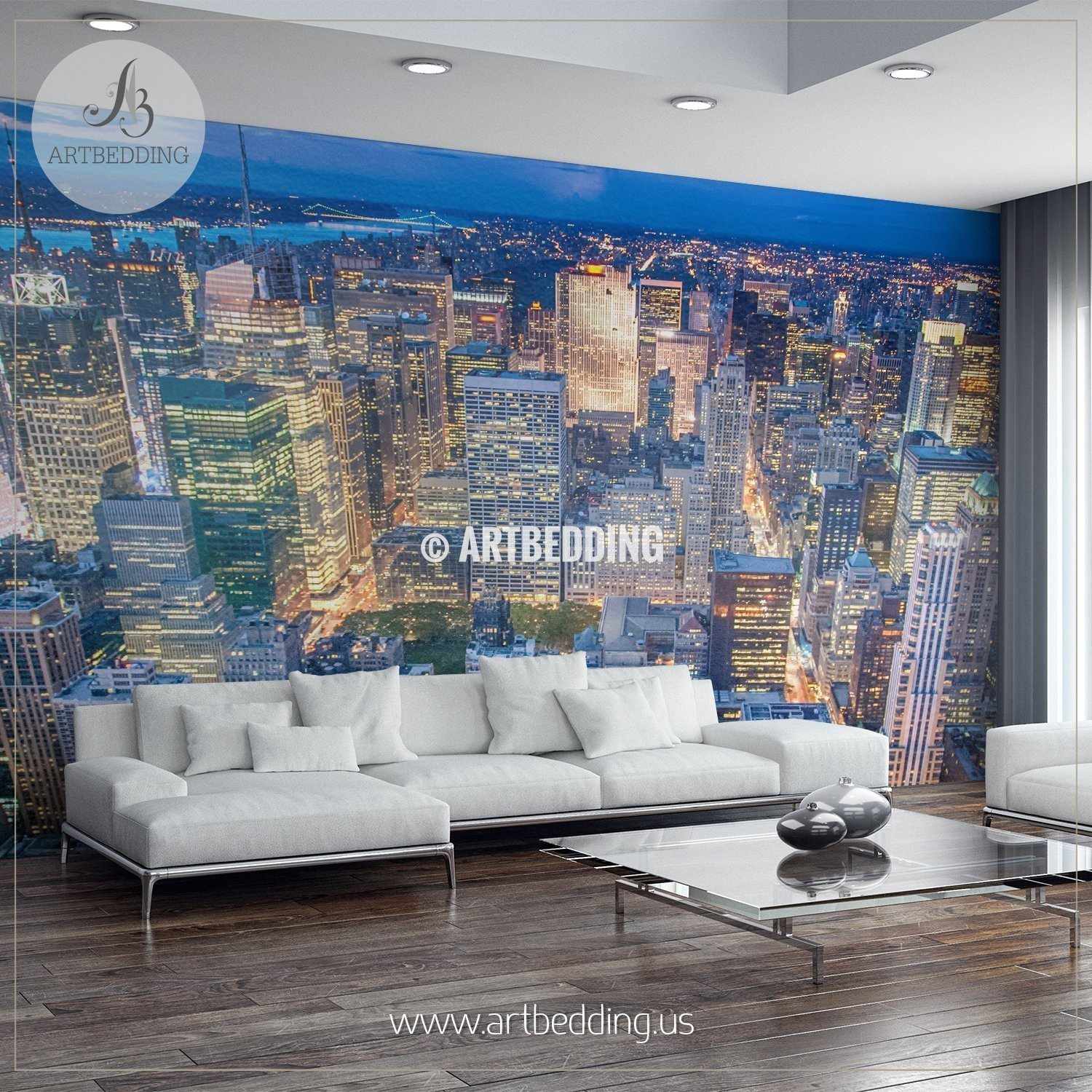 New York City Skyline Wall Mural, USA Photo Mural, USA wall décor