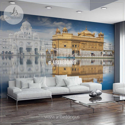 Sikh gurdwara Golden Temple, India Wall Mural, Photo Mural, wall décor wall mural
