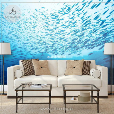 Under the Sea Wall Mural, Under the Sea Self Adhesive Peel & Stick Photo Mural wall mural